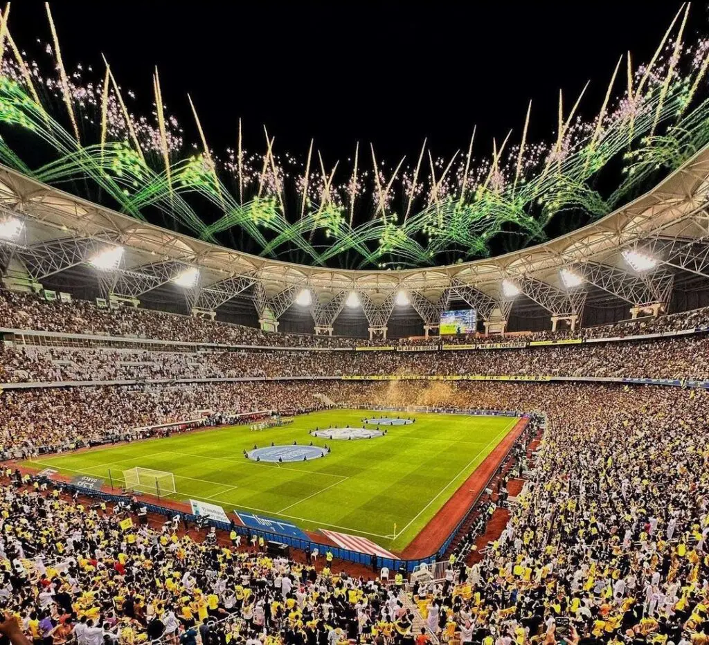 مدرجات ملعب الجوهرة - ملعب الإنماء بجدة