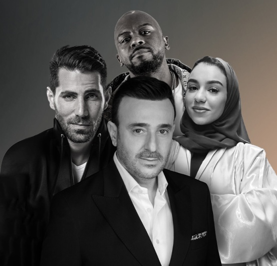 نجوم حفل ماكنتوش في مهرجان شتاء طنطورة بالعلا