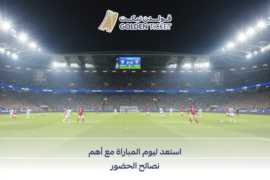 نصائح حضور المباريات