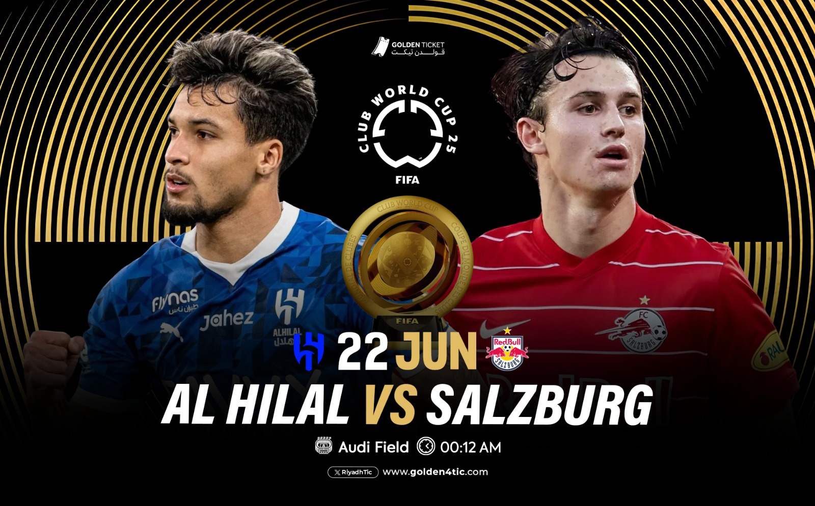 مباراة سالزبورغ النمساوي ضد الهلال السعودي في كأس العالم للأندية 2025